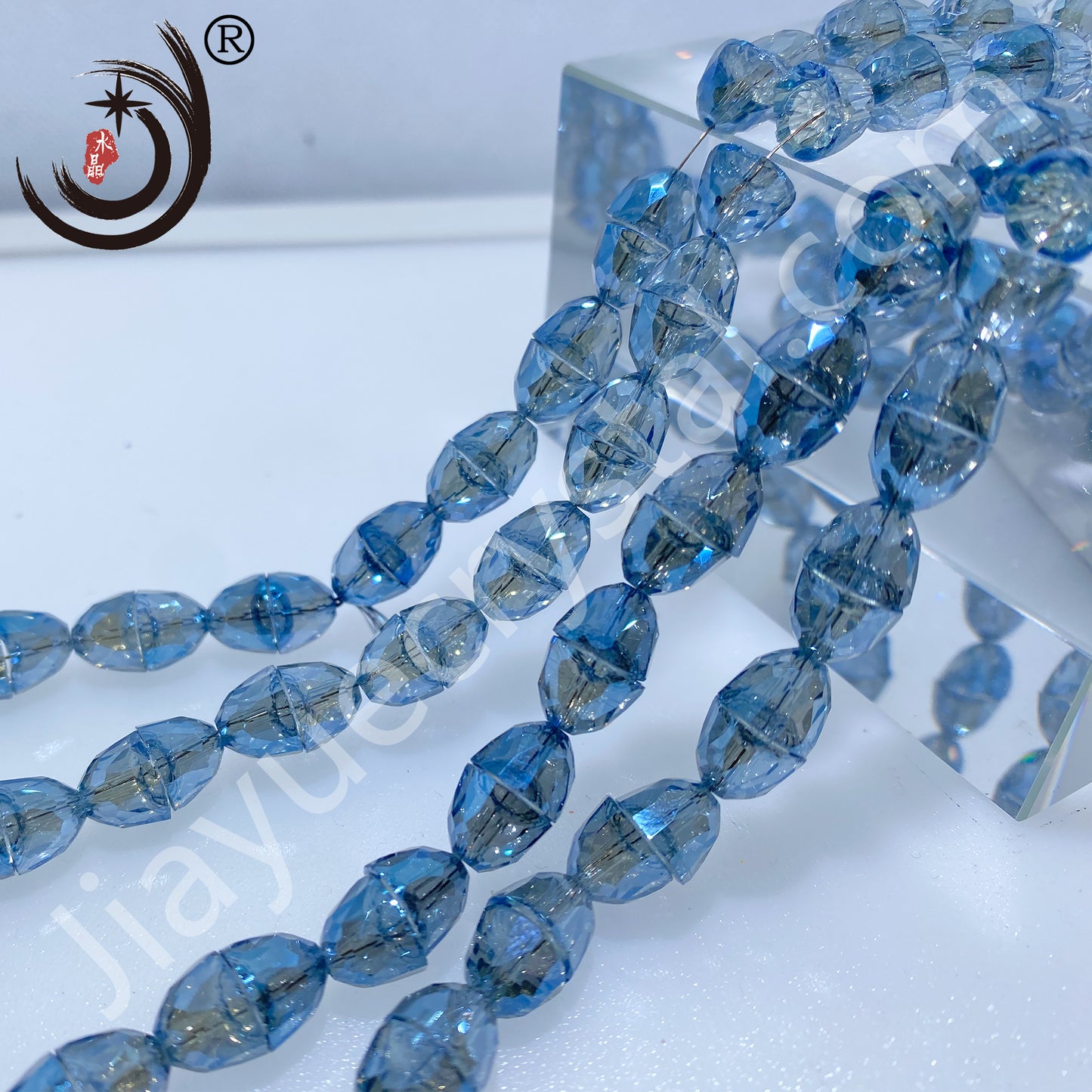 8MM Bell Beads Glass Crystal Beads Wholesale For DIY Jewelry （20001）