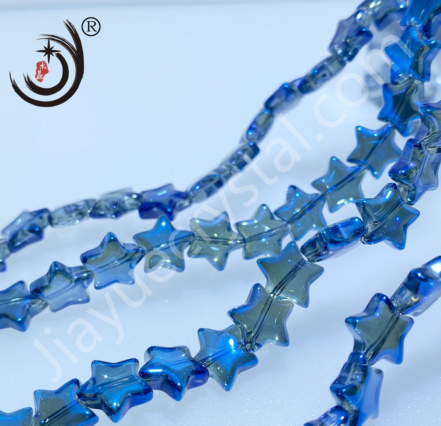 8MM Star Shape Crystal Glass Beads Whole Sale For DIY Jewelry (10135)