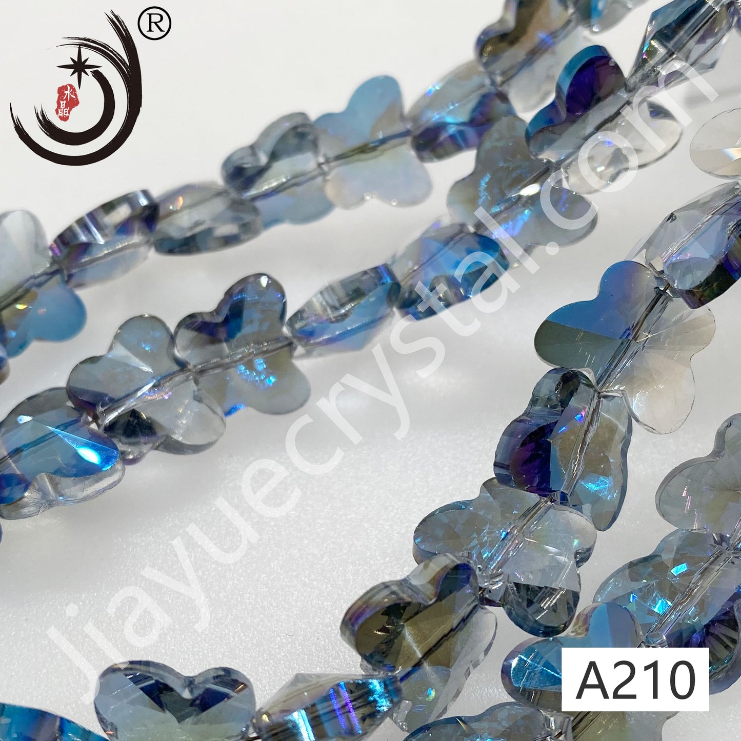 10MM/14MM Butterfly Beads Glass Crystal Beads Wholesale For DIY Jewelry(50034)