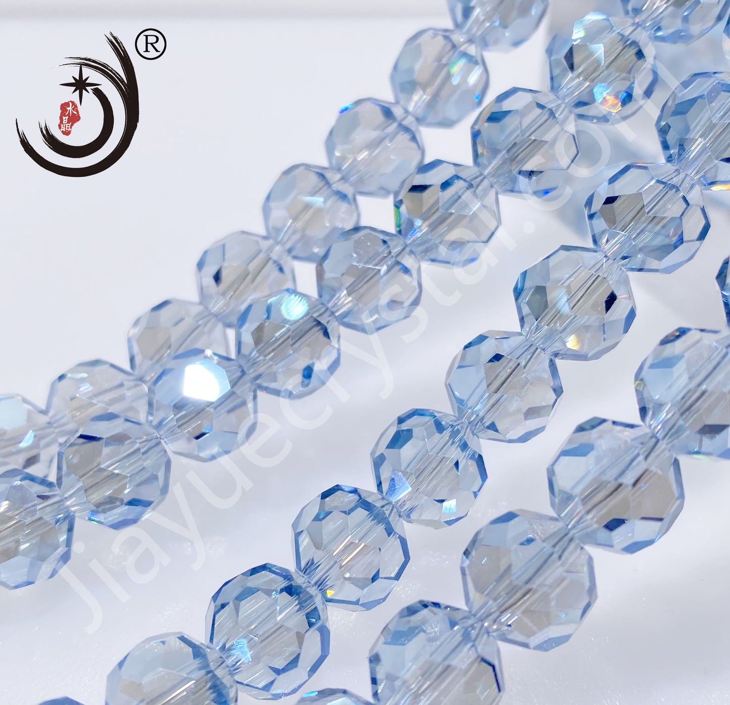 8MM Football Shape Crystal Glass Beads Wholesale For DIY Jewelry (10079)