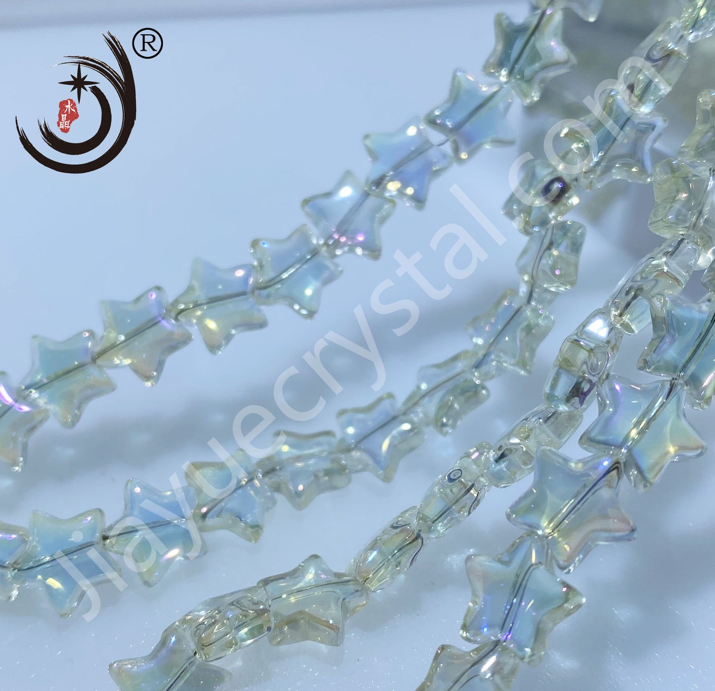 8MM Star Shape Crystal Glass Beads Whole Sale For DIY Jewelry (10135)