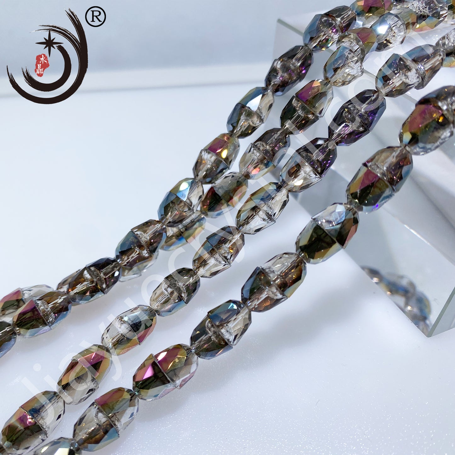 8MM Bell Beads Glass Crystal Beads Wholesale For DIY Jewelry （20001）