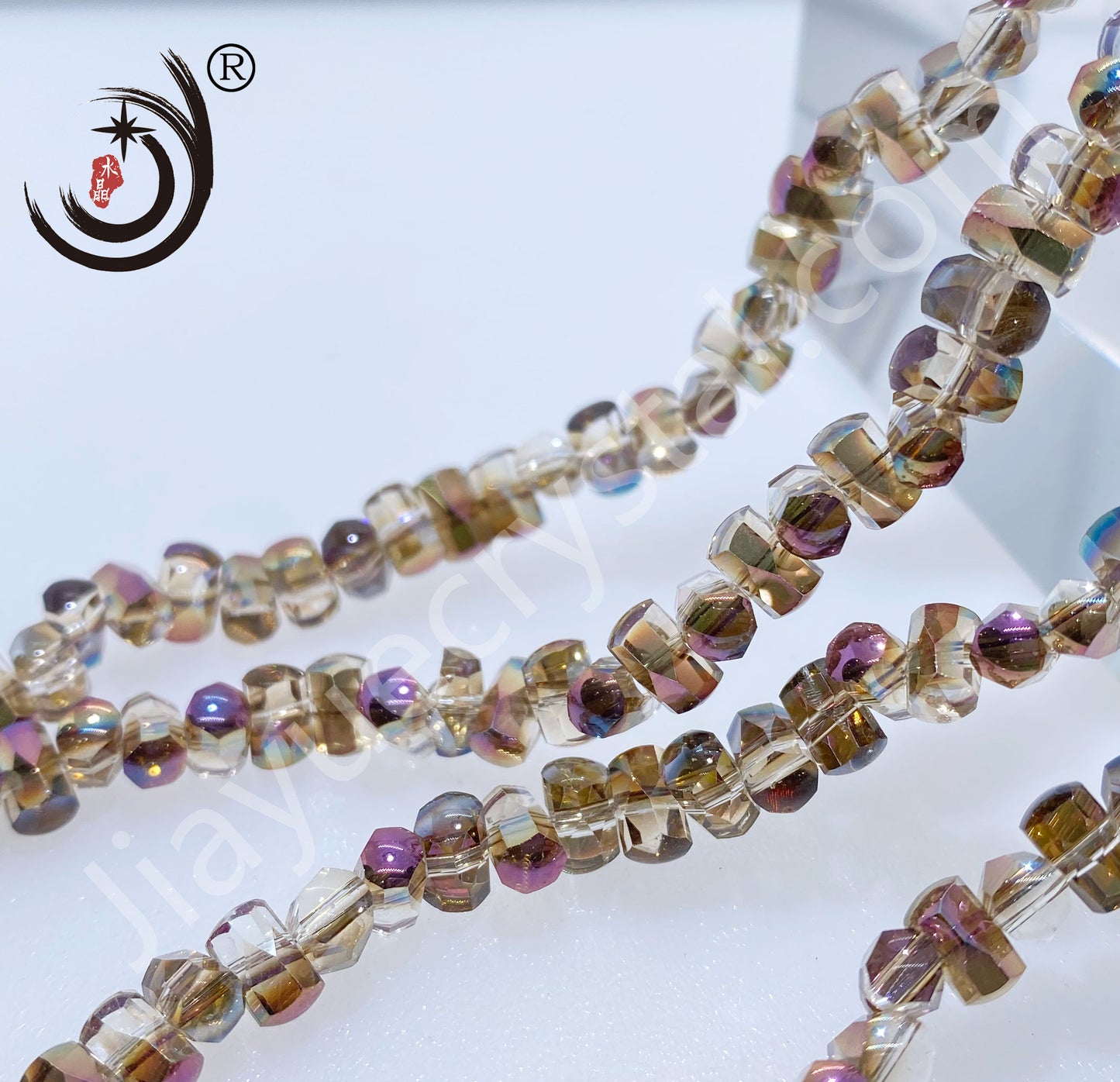 6MM Bone Beads Glass Crystal Beads Wholesale For DIY Jewelry (10019)