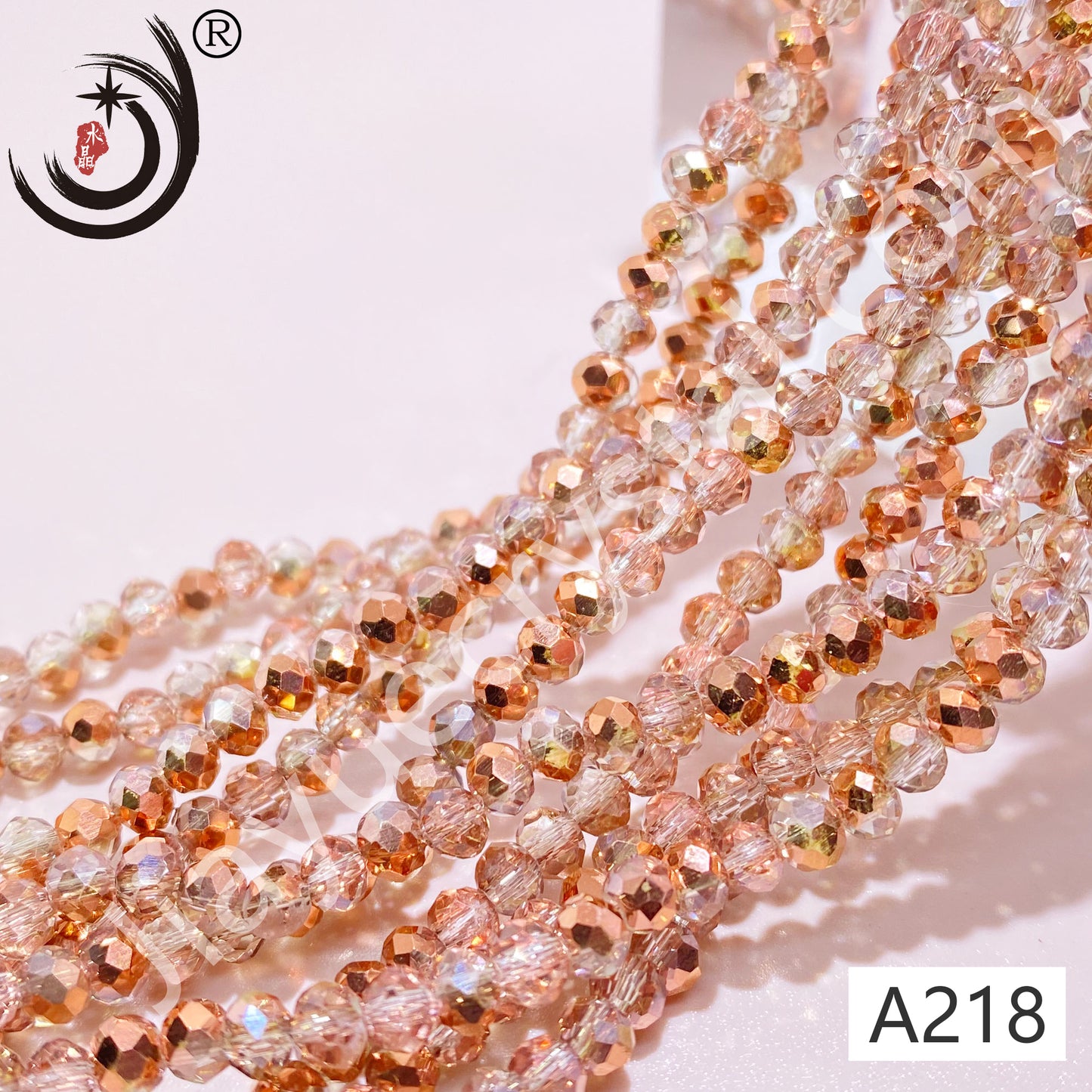 1MM Rondelle Beads Glass Crystal  Beads Wholesale For DIY Jewelry (10001)