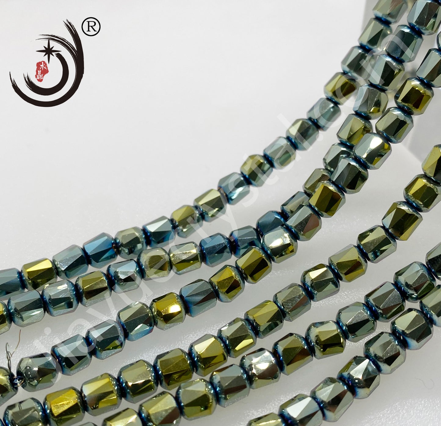 6MM Cylinder Glass Crystal Beads Whole Sale For DIY Jewelry (10137)