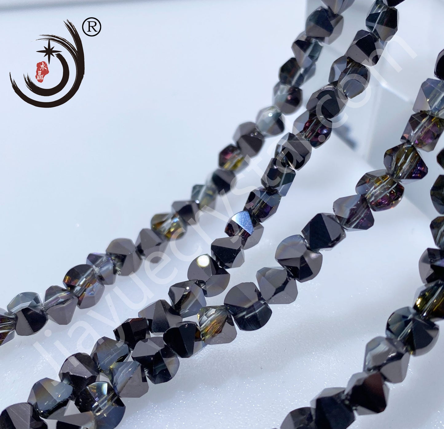 6MM Unique Design Crystal Glass Beads Whole Sale For DIY Jewelry (20016)