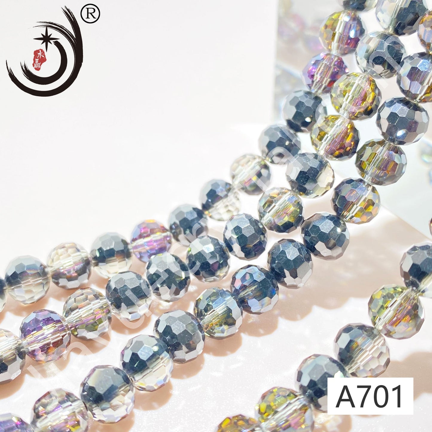 10MM 96 Faceted Round Crystal Glass Beads disco ball Wholesale For DIY Jewelry（10094）