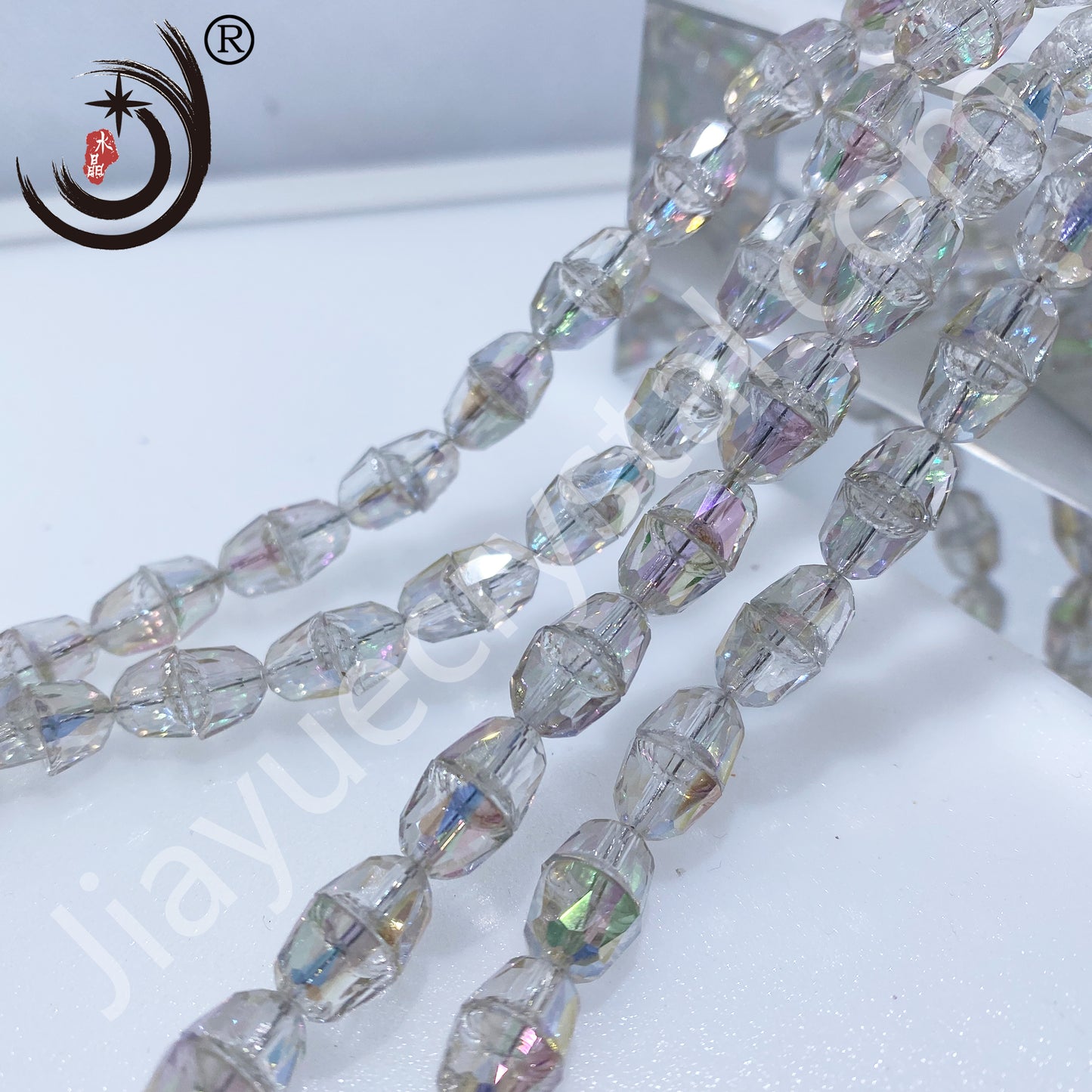 8MM Bell Beads Glass Crystal Beads Wholesale For DIY Jewelry （20001）