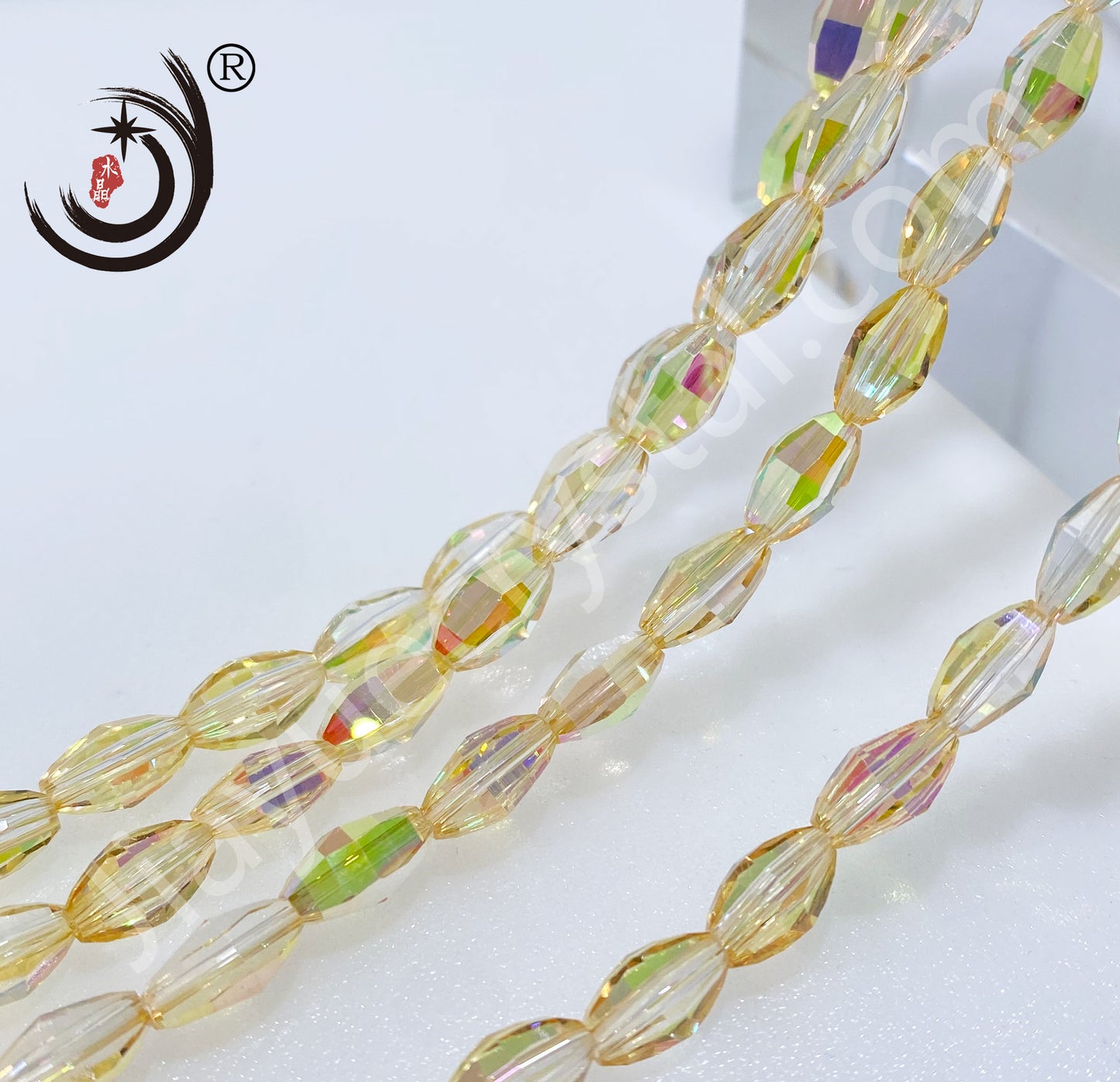 6MM Drum beads Glass Crystal Beads Wholesale For DIY Jewelry （10106）