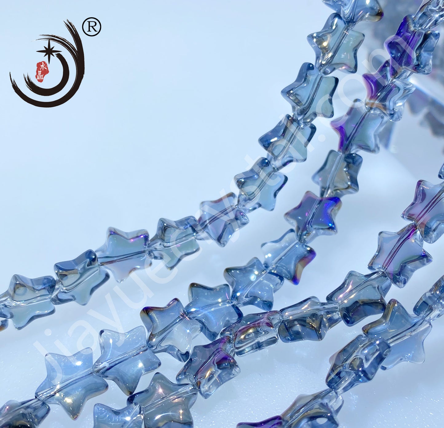 8MM Star Shape Crystal Glass Beads Whole Sale For DIY Jewelry (10135)