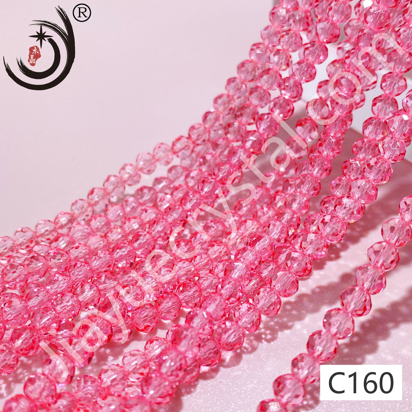 1MM Rondelle Beads Glass Crystal  Beads Wholesale For DIY Jewelry (10001)