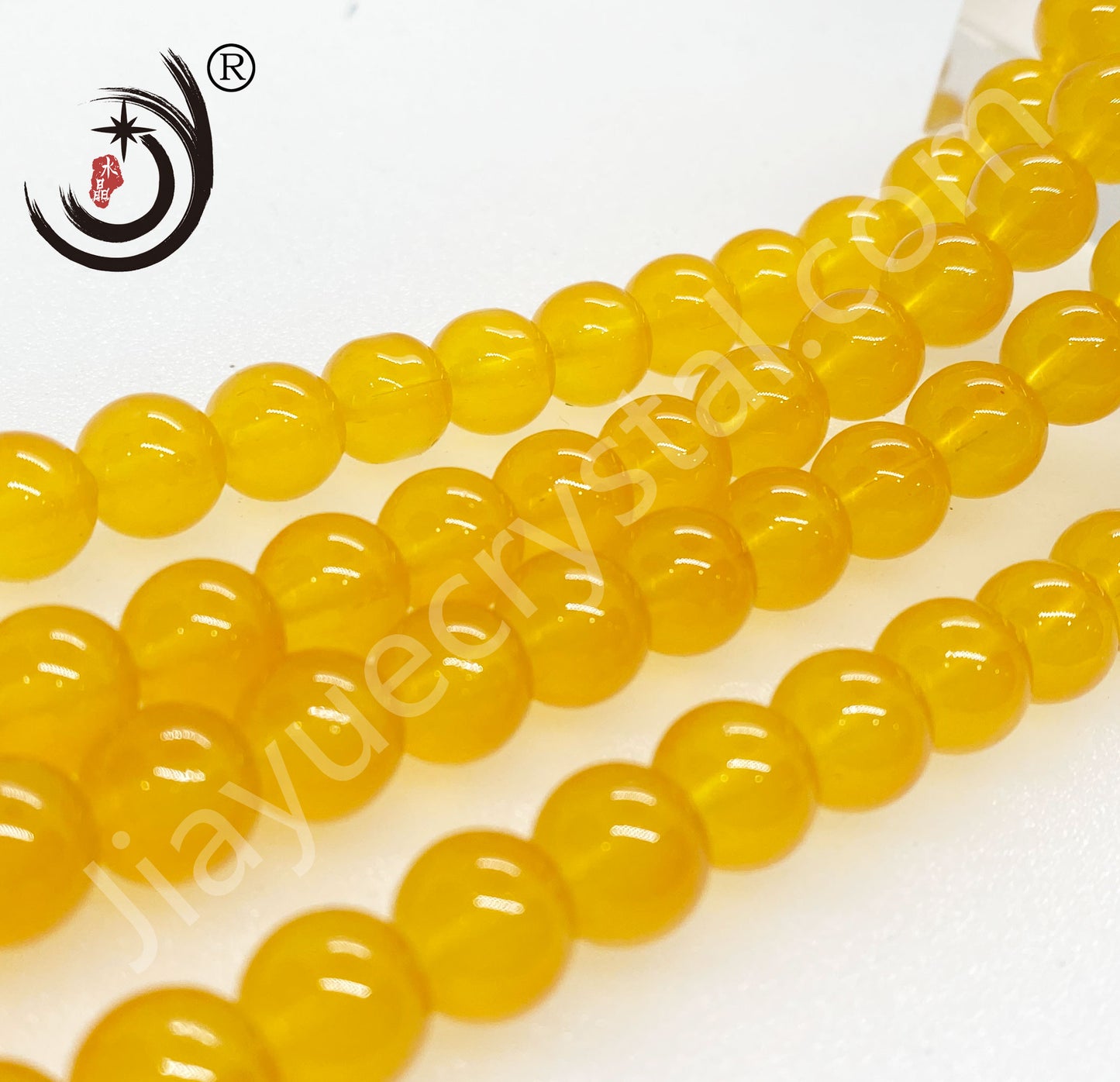 8MM Paint Color Beads Round Glass Crystal Beads Wholesale For DIY Jewelry (19700)